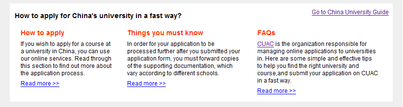 How to apply for China's university in a fast way?  How to apply